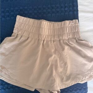 Vanilla Star High Waist Tan Skort